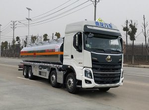 楚飛牌CLQ5320GYY6LZA型鋁合金運油車