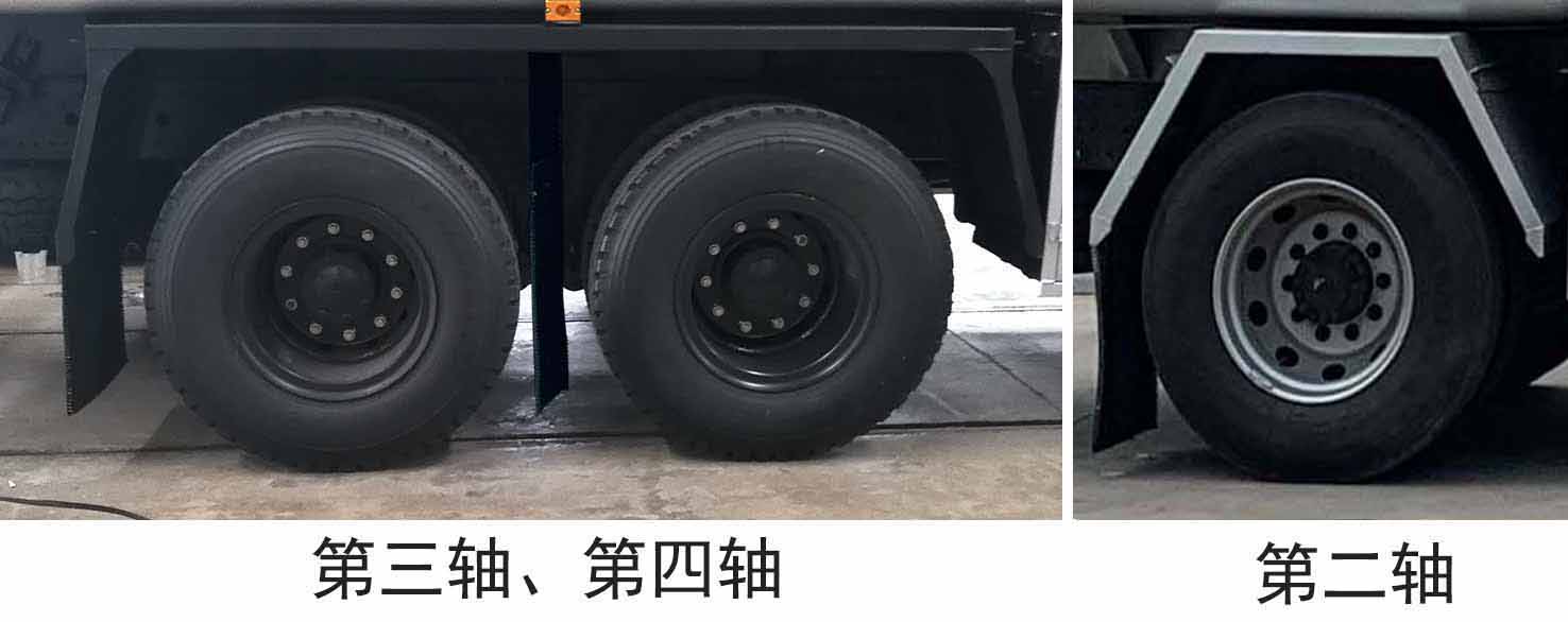 汕德卡前四后八易燃液體罐式運(yùn)輸車