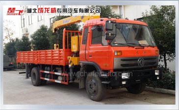 工程裝載車8噸隨車起重運(yùn)輸車廠家直銷