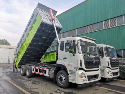 東風天龍后八輪垃圾轉運車壓縮式對接垃圾車國六排放標準