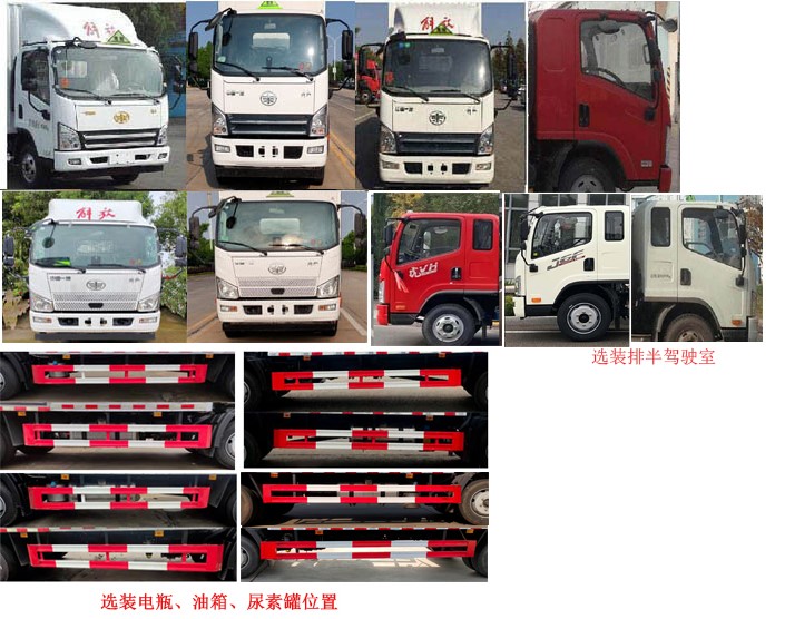 舜德牌SDS5120XRGCA6型易燃固體廂式運(yùn)輸車